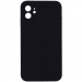 Чехол Silicone Case Square Full Camera Protective (AA) NOLOGO для Apple iPhone 11 (6.1") (Черный / Black)