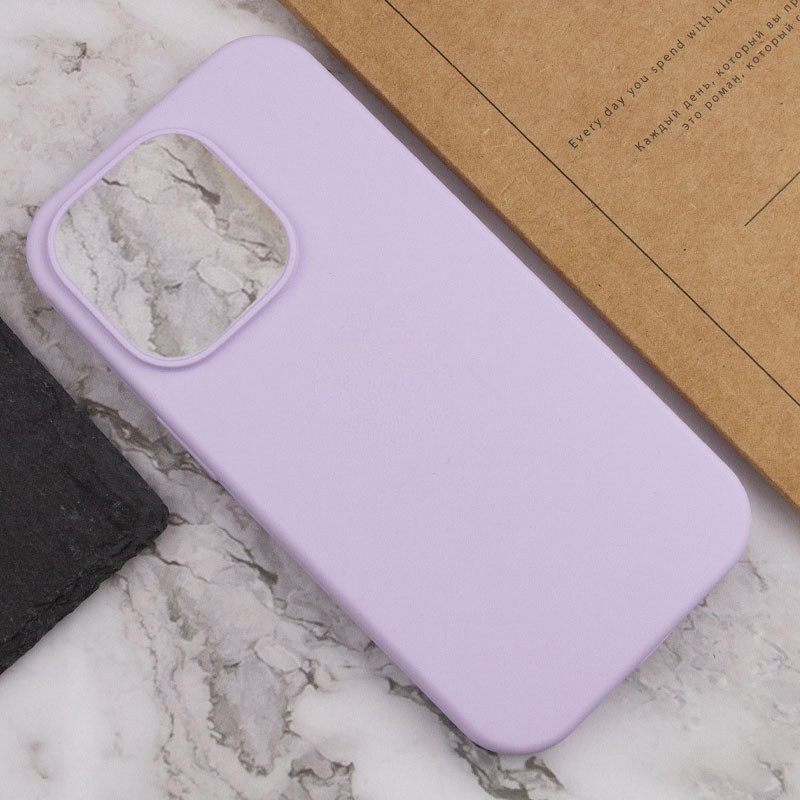 Купить Чехол Silicone Case Full Protective (AA) NO LOGO для Apple iPhone 13 Pro Max (6.7") (Сиреневый / Lilac) на vchehle.ua