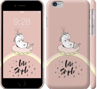 

Чехол Единорожка в пончике для iPhone 6s (4.7'') 719096