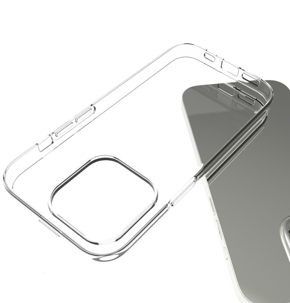 Фото TPU чехол Epic Transparent 1,0mm для Apple iPhone 14 Pro (6.1") (Бесцветный (прозрачный)) на vchehle.ua