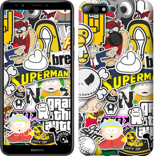 

Чохол Popular logos для Huawei Y7 Prime (2018) 667565