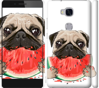 

Чохол Мопс і кавун для Huawei Honor GR5 843829