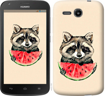 

Чохол Єнотик з кавуном на Huawei Ascend Y600 800026