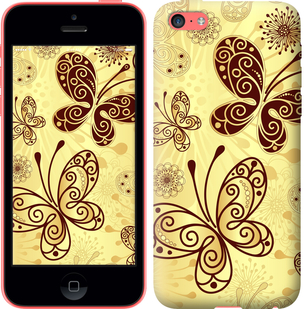 

Чехол Красивые бабочки для iPhone 5c 629485