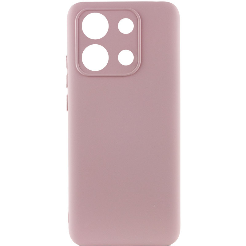 Чохол TPU GETMAN Liquid Silk Full Camera на Xiaomi Redmi Note 13 Pro 4G (Рожевий / Pink Sand)