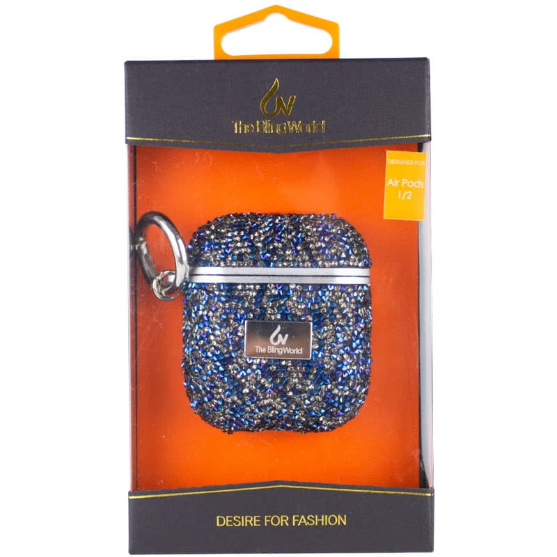 Фото TPU чохол Bling World Rock Diamond на наушников AirPods 1/2 на vchehle.ua