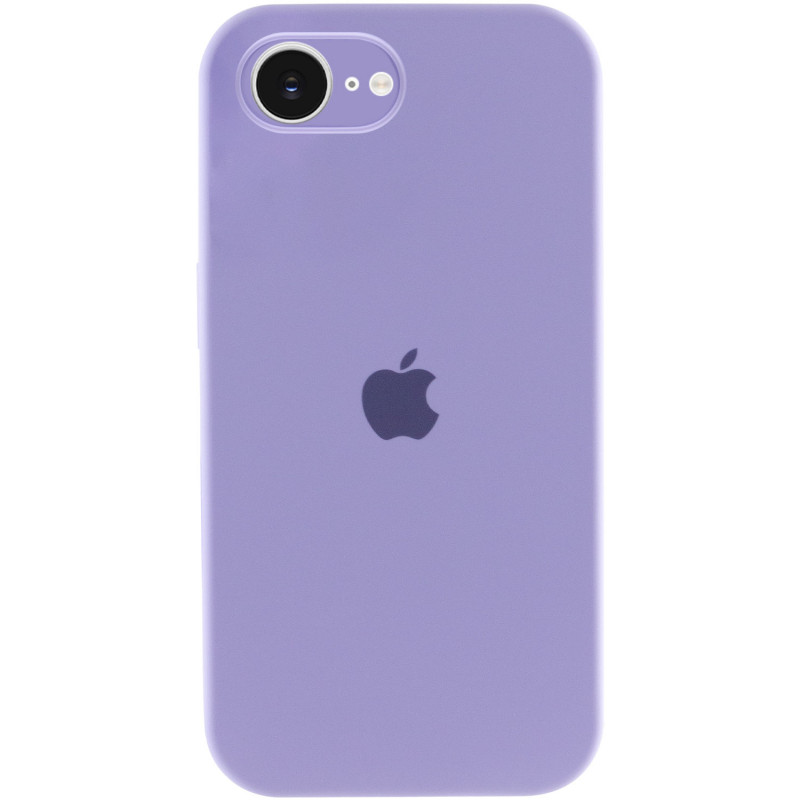 Чохол Silicone Case Full Camera Protective (AA) на Apple iPhone 16e (6.1") (Бузковий / Dasheen)