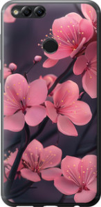 Чохол Пурпурна сакура на Huawei Honor 7X