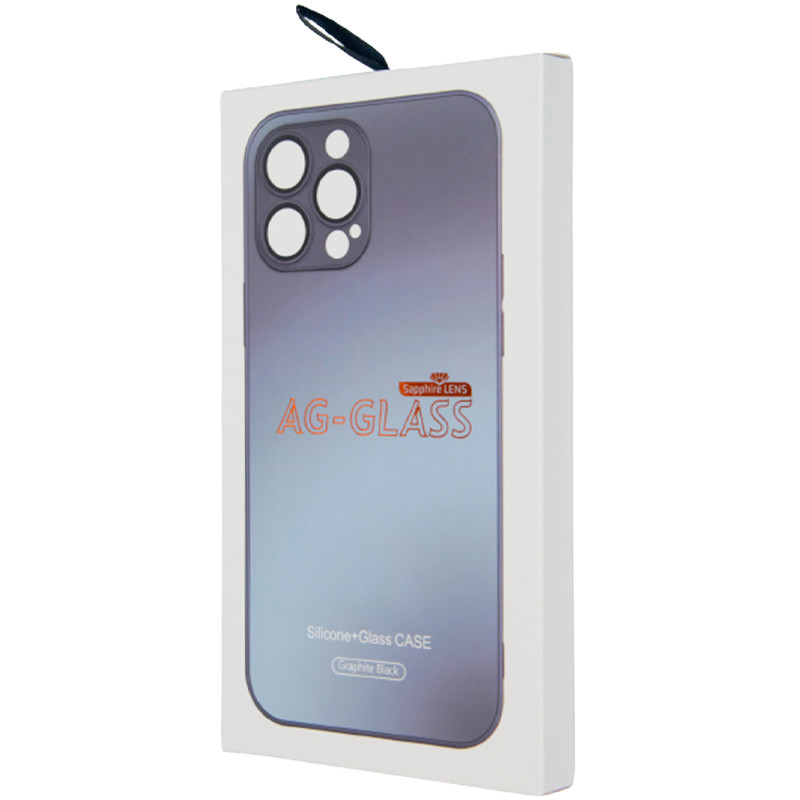 Фото Чехол TPU+Glass Sapphire matte case для Apple iPhone 13 Pro (6.1") (Graphite Black) в магазине vchehle.ua