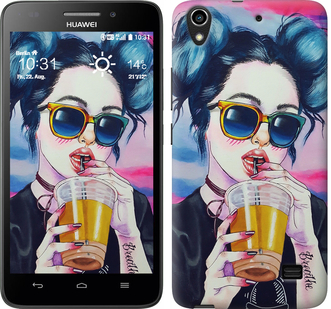 

Чехол Арт-девушка в очках для Huawei Honor 4 Play 247194