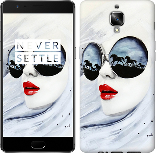 

Чехол Девушка акварелью для OnePlus 3 90056