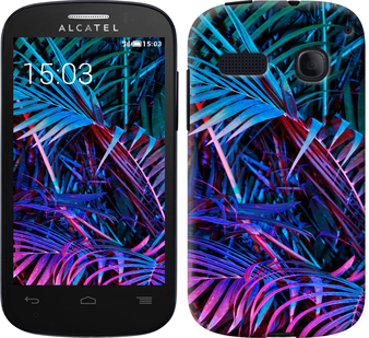 

Чохол Папороть під ультрафіолетом на Alcatel One Touch Pop C3 4033D 610155