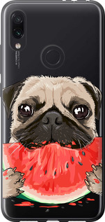

Чохол Мопс і кавун для Xiaomi Redmi Note 7 843735
