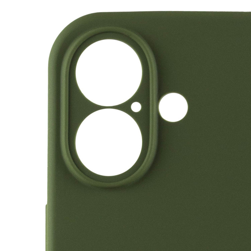 Купить Чехол Silicone Case Full Camera Protective (AA) для Apple iPhone 16 Plus (6.7") (Зеленый / Dark Olive) на vchehle.ua