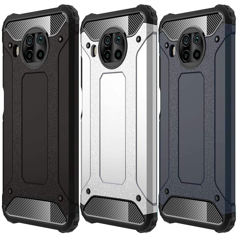 Бронированный противоударный TPU+PC чехол Immortal для Xiaomi Mi 10T Lite / Redmi Note 9 Pro 5G