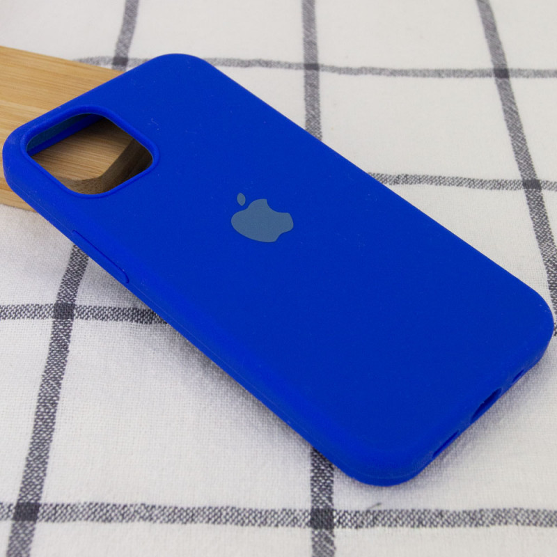 Фото Чехол Silicone Case Full Protective (AA) для Apple iPhone 14 Pro Max (6.7") (Синий / Shiny blue) на vchehle.ua