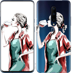 

Чехол Девушка с бокалом для OnePlus 7 Pro 841931