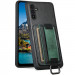 Фото Кожаный чехол Wallet case and straps для Samsung Galaxy S24+ (Черный / Black) на vchehle.ua