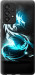 Чохол Біло-блакитний вогненний дракон на Samsung Galaxy A53 A536E