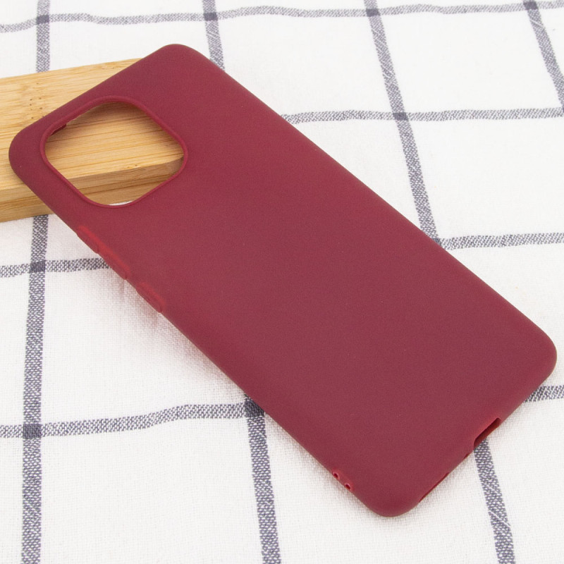 Фото Силиконовый чехол Candy для Xiaomi Mi 11 (Бордовый) на vchehle.ua