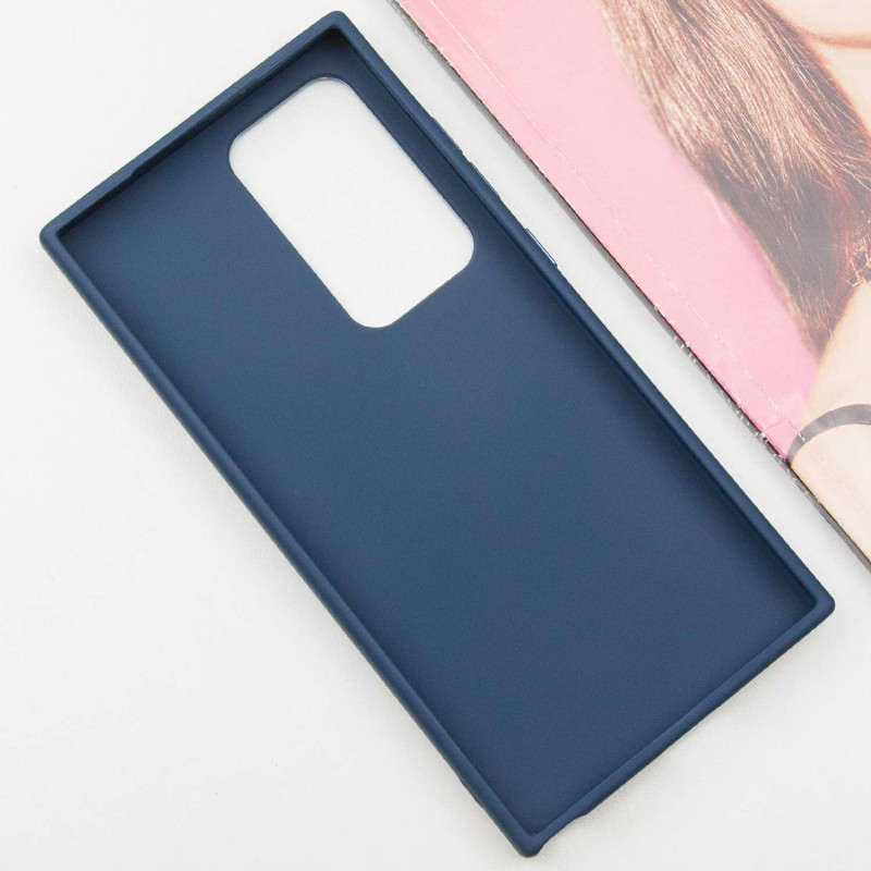 TPU чохол Bonbon Metal Style на Samsung Galaxy S24 Ultra (Синій / Cosmos blue) в магазині vchehle.ua