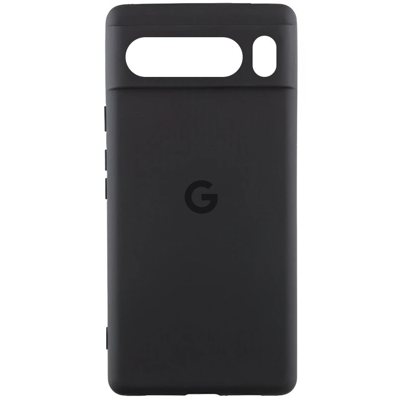 Чехол Silicone Cover Lakshmi Full Camera (AA) with logo для Google Pixel 8 Pro (Черный / Black)