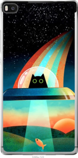 

Чохол Кот, нло, радуга, рыба для Huawei Ascend P8 1403177