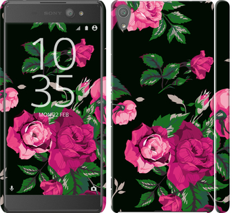 

Чохол Троянди на чорному тлі на Sony Xperia XA Ultra Dual F3212 547006