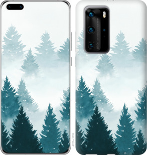 

Чохол Акварельні Ялинки на Huawei P40 Pro 933779