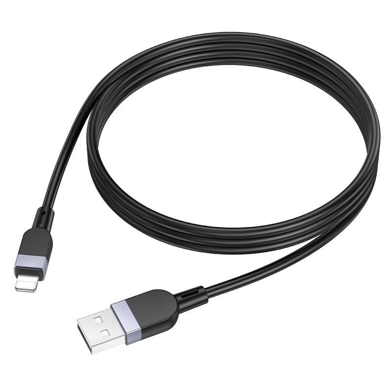 Фото Дата кабель Hoco X109 Energy silicone USB to Lightning (2m) (Black) на vchehle.ua