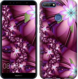 

Чохол Цветочная мозаика для Huawei Y6 Prime 2018 668754