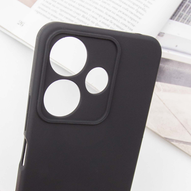 Купить Чехол Silicone Cover Lakshmi Full Camera (AA) для Xiaomi Redmi 13 4G / Poco M6 4G (Черный / Black) на vchehle.ua