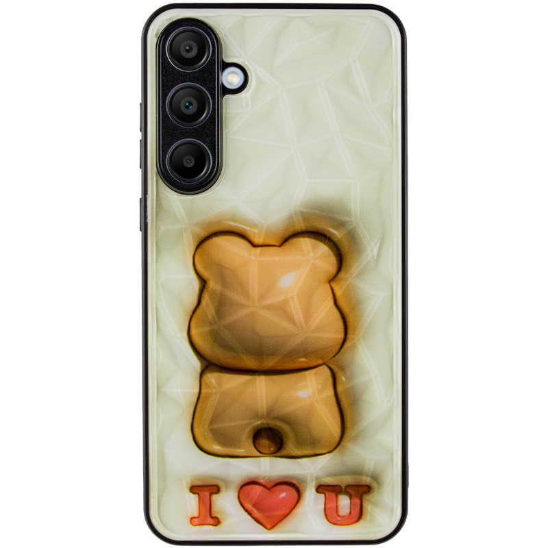 Фото TPU+PC чехол Prisma Fluffie для Samsung Galaxy A55 (Bear) на vchehle.ua