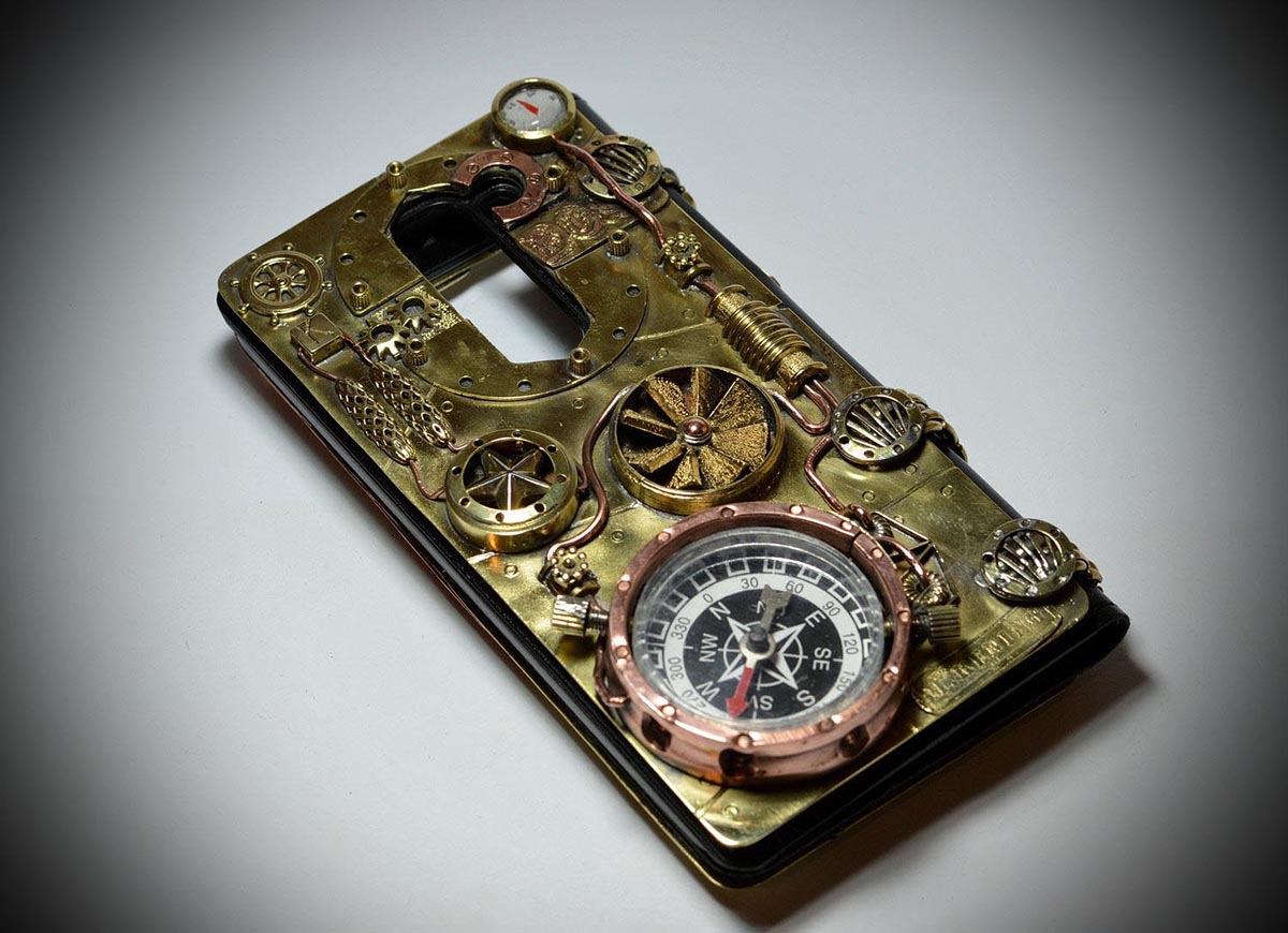 Steampunk iPhone case