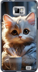 Чехол White cat для Samsung Galaxy S2 i9100