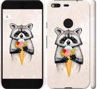 

Чехол Енотик с мороженым для Google Pixel XL 801566
