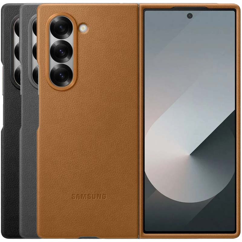 Кожаный чехол Leather Case (AAA) для Samsung Galaxy Z Fold7