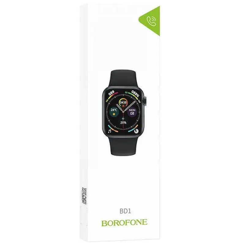 Фото Уценка Смарт-часы Borofone BD1 smart sports watch (call version) (Вскрытая упаковка / Черный) на vchehle.ua