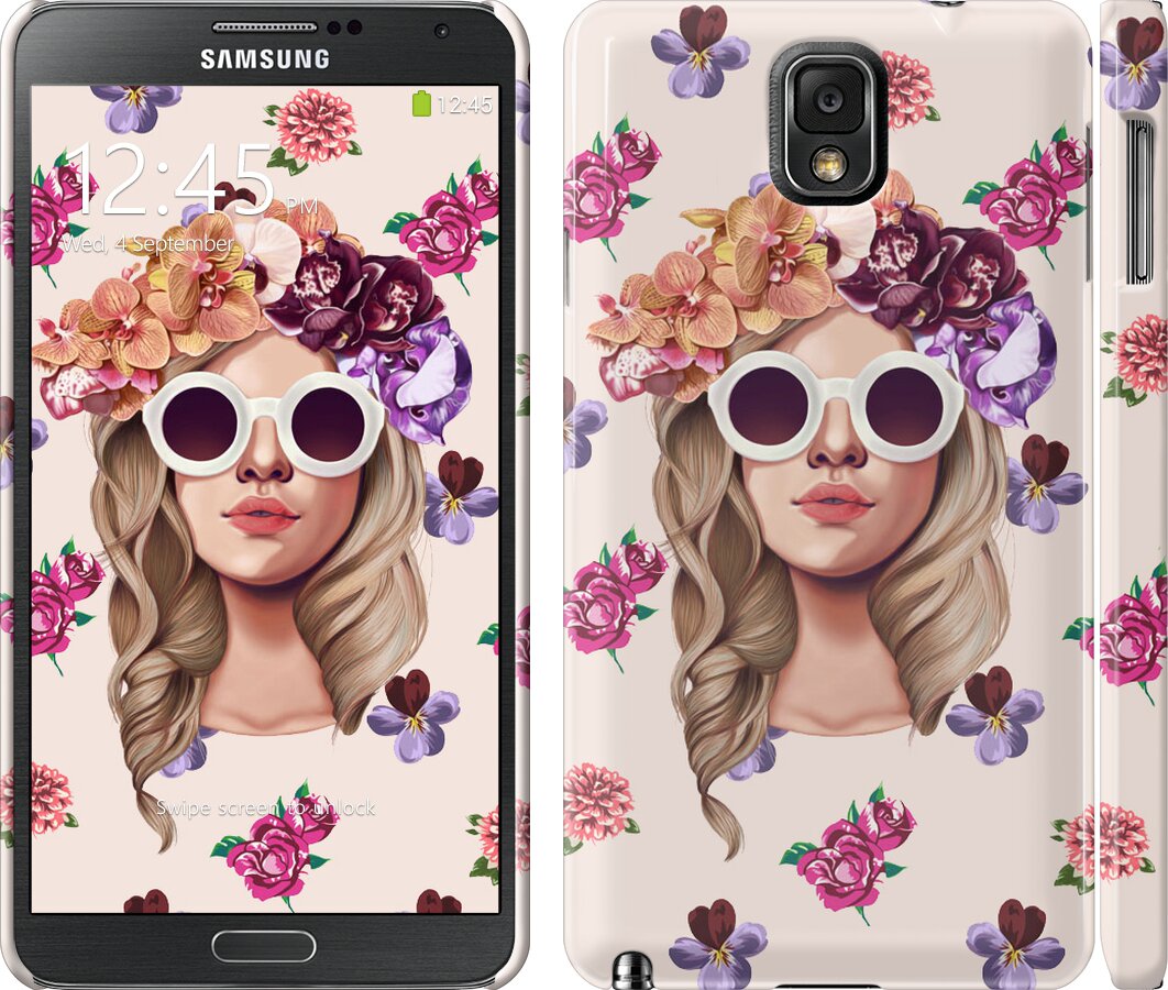 

Чехол Девушка с цветами v2 для Samsung Galaxy Note 3 N9000 190177