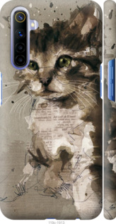 

Чехол Котёнок из пятен и линий для Realme 6 1391025