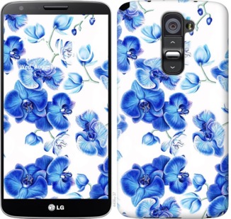 

Чохол Блакитні орхідеї на LG G2 725054