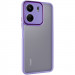 TPU+PC чехол Accent для Xiaomi Redmi 13C / Poco C65 (White / Purple)