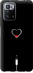 Чехол Подзарядка сердца для Xiaomi Poco X3 GT