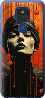 

Чехол Абстрактный портрет v2 для Motorola E7 Plus 1631550