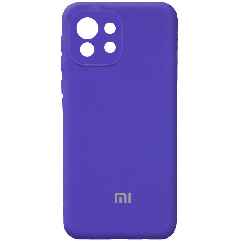 

Чохол Silicone Cover Full Camera (AA) Xiaomi Mi 11 Lite (Фіолетовий / Purple) 1173209