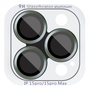 Защитное стекло Metal Classic на камеру (в упак.) для iPhone 15 Pro