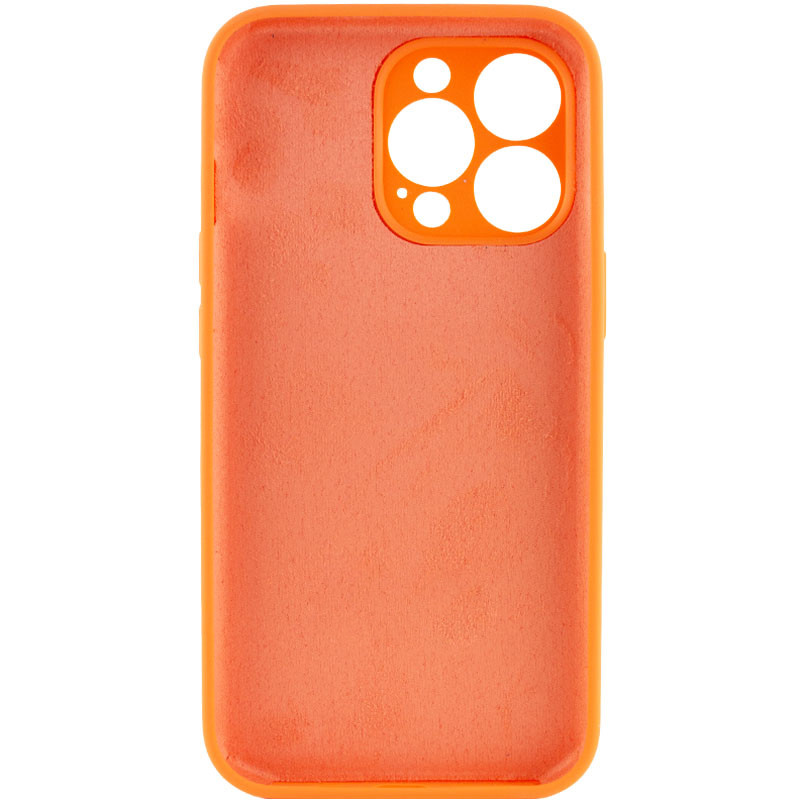 Фото Чехол Silicone Case Full Camera Protective (AA) NO LOGO для Apple iPhone 13 Pro (6.1") (Оранжевый / Cantaloupe) на vchehle.ua