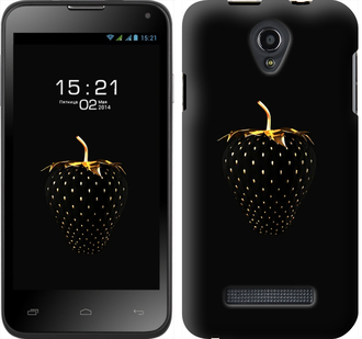 

Чехол Черная клубника для Fly IQ4415 98062