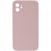 Silicone Case Square Full Camera Protective (AA) NOLOGO на Apple iPhone 11 (6.1") (Рожевий / Pink Sand)