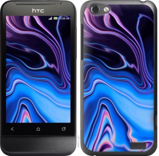 

Чехол Узор воды для HTC One V t320e 752424